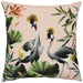 Waterproof Outdoor Cushion, Cranes Design, Blush