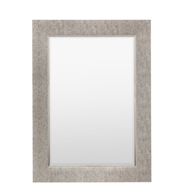 Delhi Elegant Rectangular Mirror with Intricate Square Patterned Frame 