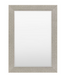 Whitechapel Rustic Silver Ridged Rectangular Mirror