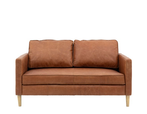 Osborne Vintage Brown Leather Sofa