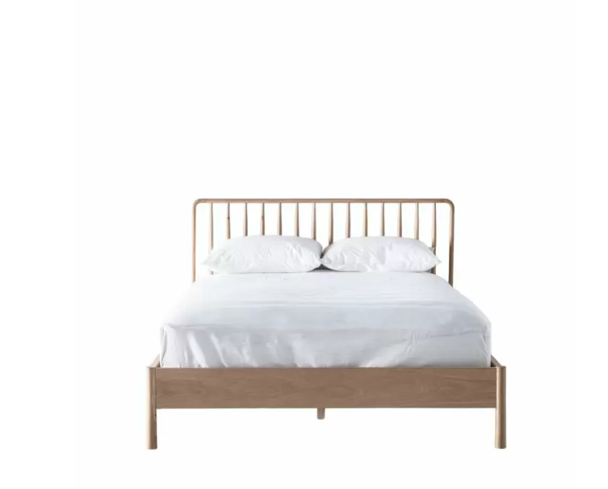 Wycombe Super King  Oak Spindle Bed