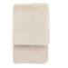 Maple Faux Fur Throw Oatmeal Large