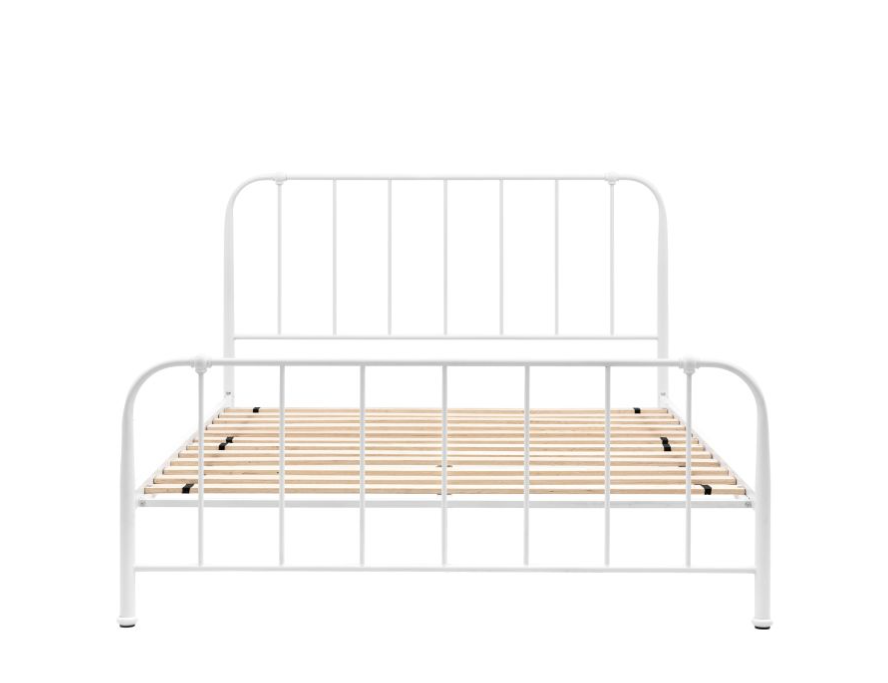 Loughton White Ironwork King Size Bedstead 