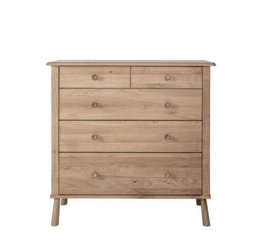 Wycombe Oak 5 Drawer Chest