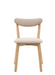 Berkeley Dining Chair In Natural Oak & Beige Fabric - Set of 2