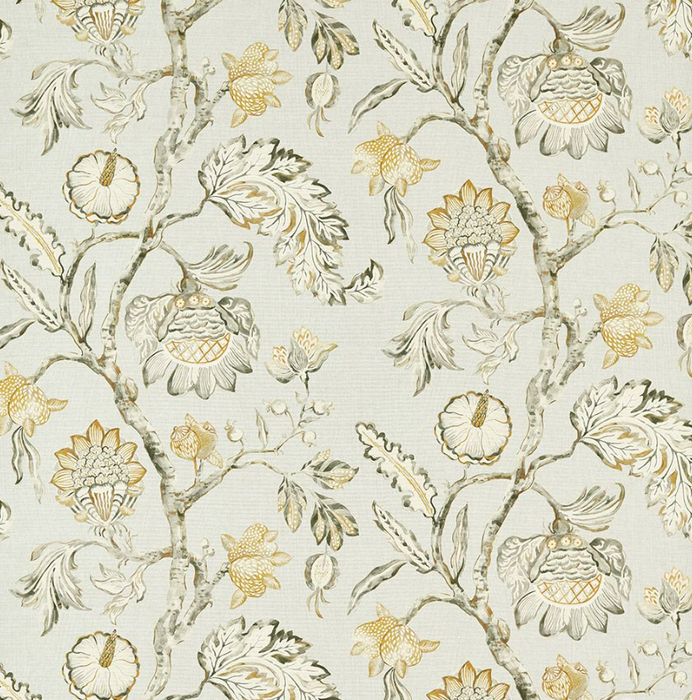 Zoffany Wallpaper - Kensington Walk- Copes Trail - Grey