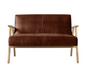 Missano 2-Seater Sofa in Vintage Brown Leather