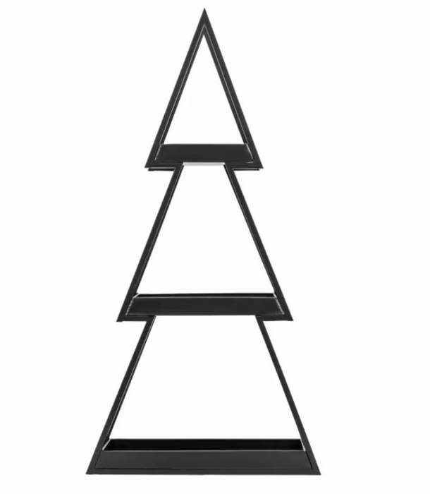 Xmas Tree Tray Stack Black