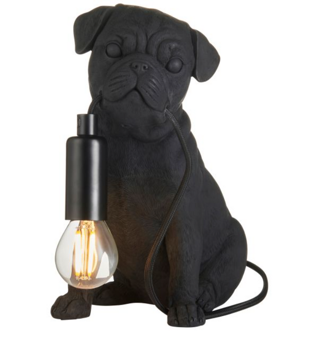 Adorable Black Puppy Table Lamp ( Due Back In 23/01/25 )