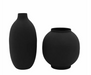 Zia Vase Black Assorted Set of 2