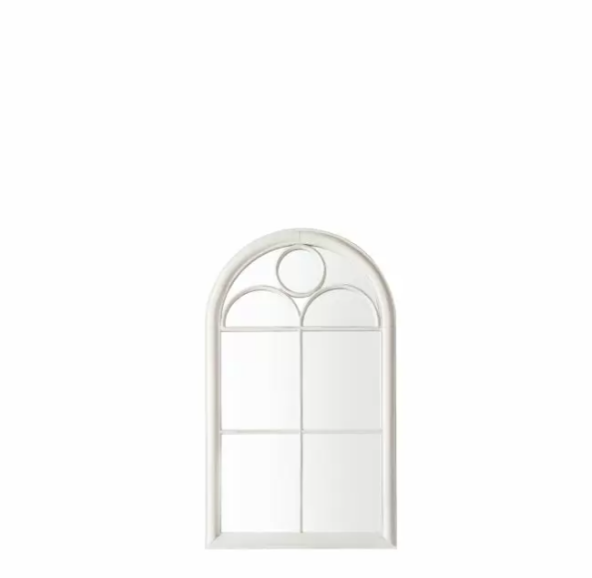 Nurstead Outdoor Window Garden Mirror, White