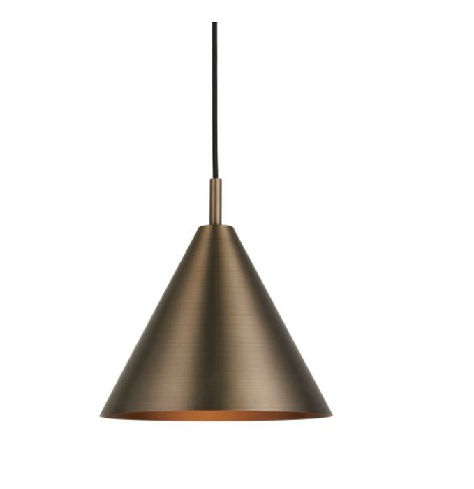 Cape Brushed Antique Bronze Pendant Light ( Due Back In 21/01/25 )