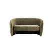 Florence 2 Seater Sofa in Moss Green Fabric