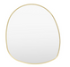 Holworth Pebble-Shaped Gold Frame Mirror