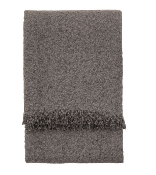 Melange Acrylic Dark Grey Throw