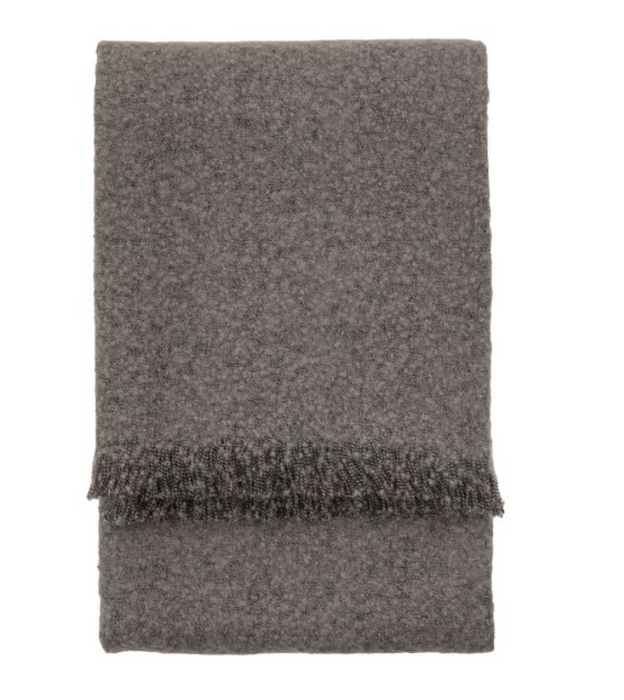 Melange Acrylic Dark Grey Throw