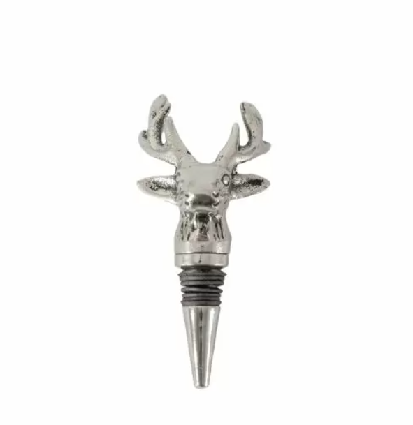 Stag Bottle Stopper Aluminium