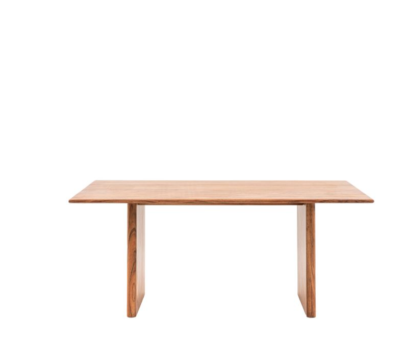 Priory Rectangle Dining Table, Natural Acadia Wood  - Small