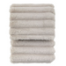 Ribbed Faux Fur Throw Natural