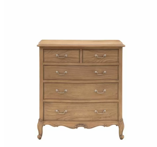 Chic 5 Drawer Mindi Ash Chest Weathered