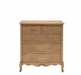 Chic 5 Drawer Mindi Ash Chest Weathered