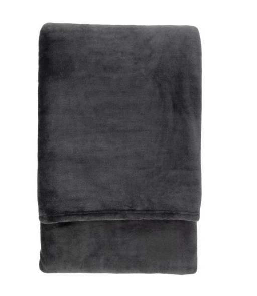 Simply Green Recycled Throw Charcoal