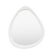 Como Pebble White Concrete Effect Round Mirror