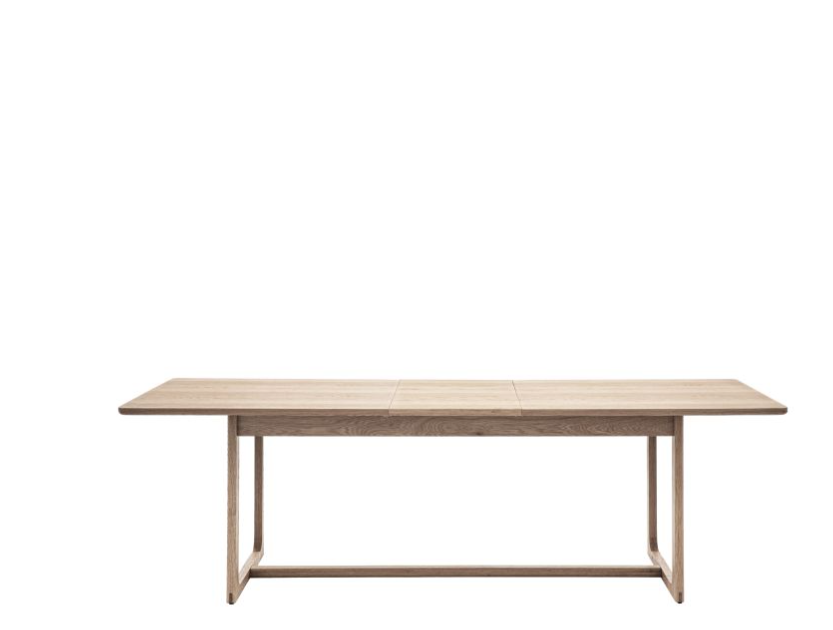 Worthington Rectangle Extending Dining Table, Smoked Oak