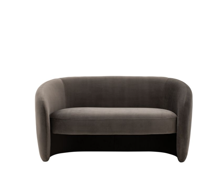 Florence 2-Seater Sofa in Espresso Fabric