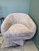 Cream Boucle Swivel Accent Chair - Decor Interiors