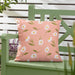 Waterproof Outdoor Cushion, Daisies Floral Reversible Design, Pink, Yellow