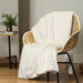 Empress Faux Fur Throw, Plain, Cream ( 2 Sizes )