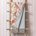 Enso Printed Throw, Botanical, Cream, Mulberry