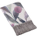 Enso Printed Throw, Botanical, Purple, Violet