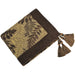 Fern Jacquard Throw, Botanical, Brown, Mocha