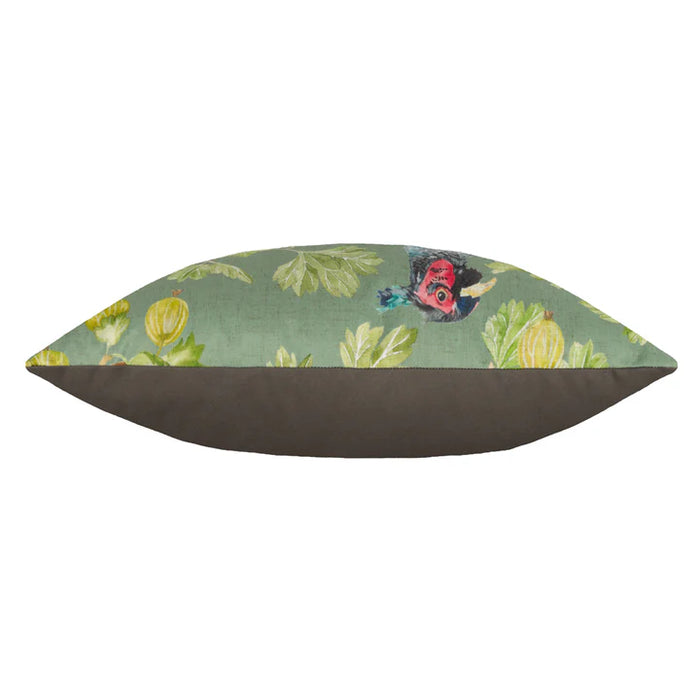 Waterproof Outdoor Cushion, Grove Pheasant Design, Olive