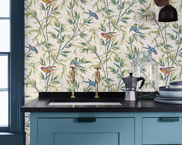 Little Greene Wallpaper - Great Ormond St Verditure