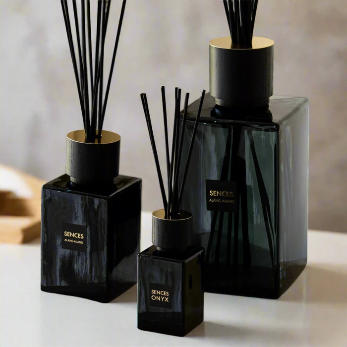 Mini Onyx Alang Alang Reed Diffuser with Fresh Island Scent – 120ml