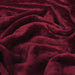 Harlow Red Fleece Throw, Plain, Berry