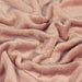 Harlow Fleece Throw, Plain, Blush