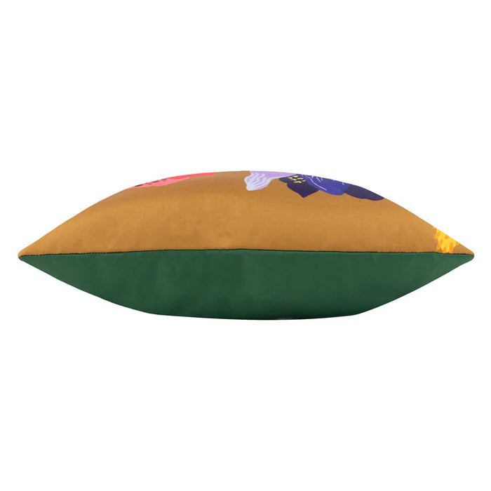 Waterproof Outdoor Cushion, House of Bloom Celandine Design, Saffron