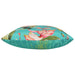 Waterproof Outdoor Cushion, Hummingbird Design, Blue