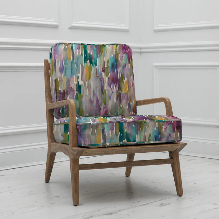 Azima Idris Chair in Indigo - 80cm 