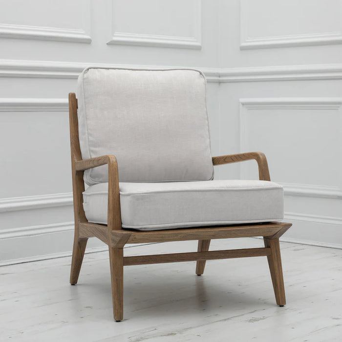 Tivoli Idris Chair in Silver - 80cm