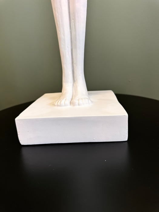 Tall Thin Man White Sculpture – 70cm - Large