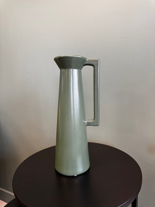 Matt Green Ceramic Vase – 36.5cm