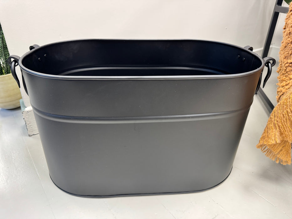 Black Log Bucket (52x31x30 cm)