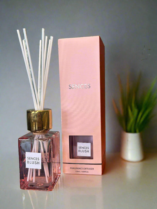 Sences Blush Mini Reed Diffuser - Rose Fragrance - 120ml