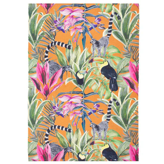 Kali Indoor/Outdoor Rug, Animal Design, Multicolour, Washable