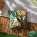 Waterproof Outdoor Cushion, Kali Leaves Design, Multicolour